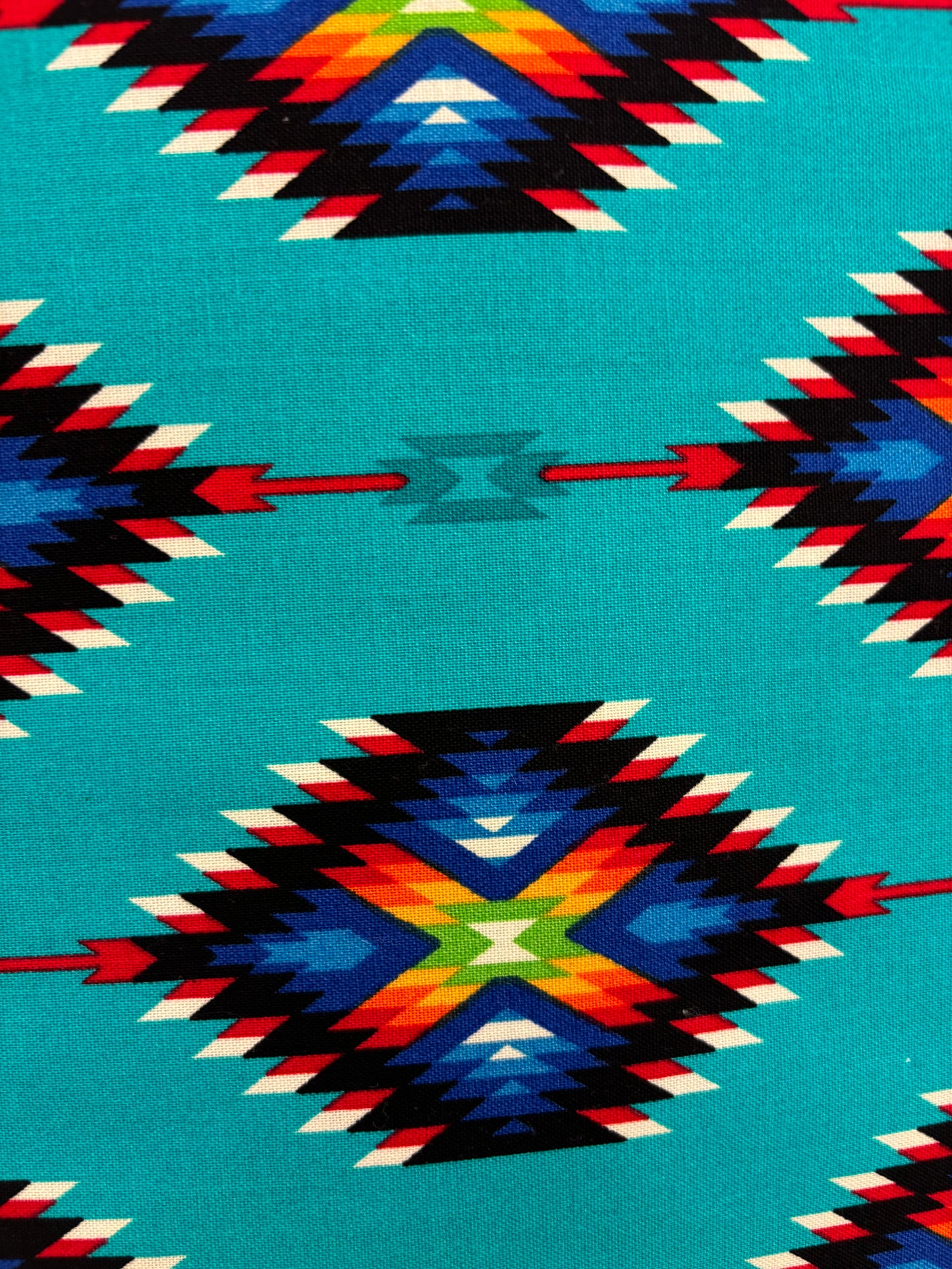 Turquoise Aztec print Saddle Slinky